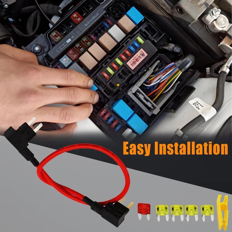 CBWPR091AA TIPM Bypass Cable Fuse Holder Fuse Adapter Repair Fuel