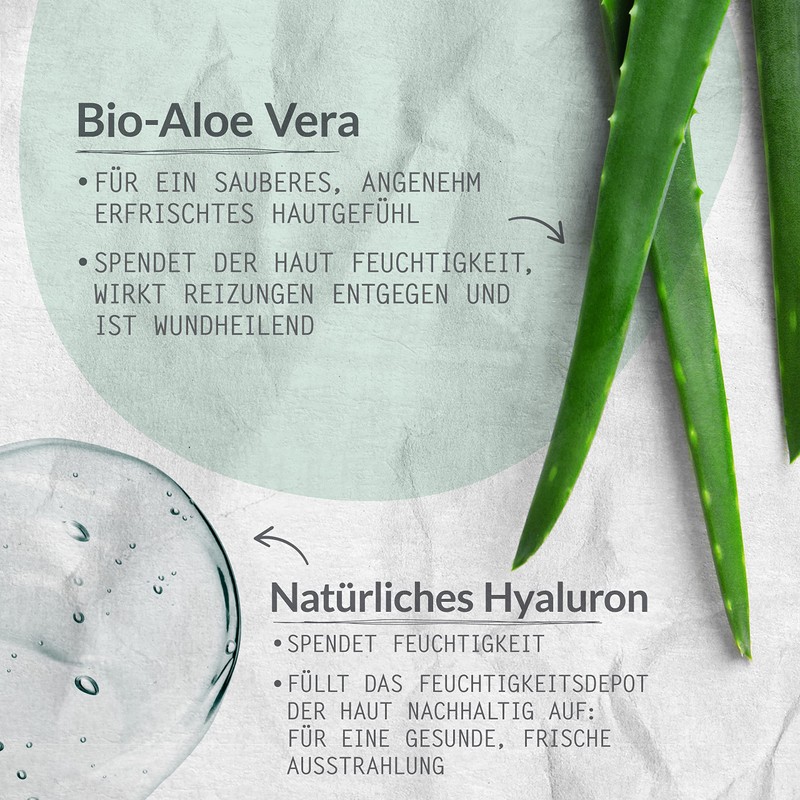 LOGONA Naturkosmetik Solid Moisturising Facial Cleansing Organic Aloe Vera &