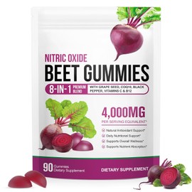 Beetroot Gummies – Beetroot Extract Food Supplement – Vegan Gummies – Natural Flavour – for Everyday Wellbeing