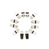 Zac's Alter Ego Box of 12 Shiny Metal Whistles for