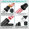 Aurelema Drip Irrigation Pressure Regulator and Filter, 25 PSI Water