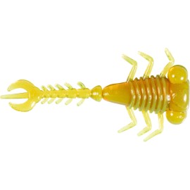 Z-Man LarvaZ Micro Finesse Bait - Black, 1.75"