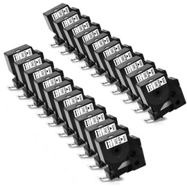 Topcolor 20-Pack 45013 Labels Compatible for D1 Label Maker Refills a45013 S0720530 D1 Label Tape 12mm Black on White for Labelmanager 160 280 210D 360D 420P 500TS PnP 450D, 1/2 Inch x 23 Feet