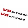 2PCS 2017+ V8 Biturbo Left & Right Side Decal Badge