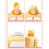 NUFR 24 Oz Square Transparent Water Bottle, Cute Portable Travel