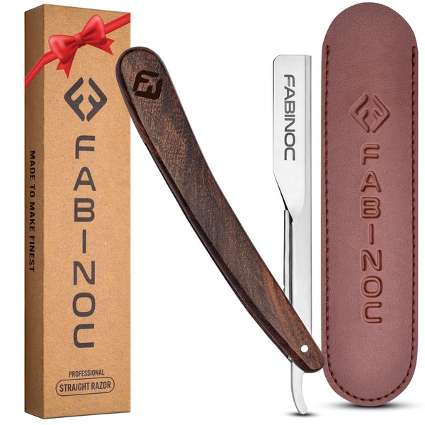 FABINOC® Cut Throat Razor Kit - Professional Barber Straight Razor
