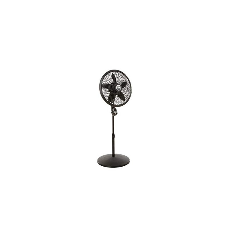 Lasko 18 in. Cyclone Pedestal Fan with Remote Control, Black