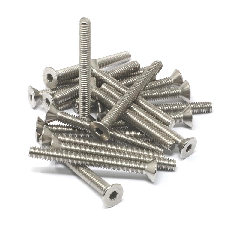 iexcell 20 Pcs 1/4-20 x 2-1/2" Stainless Steel 304 Hex