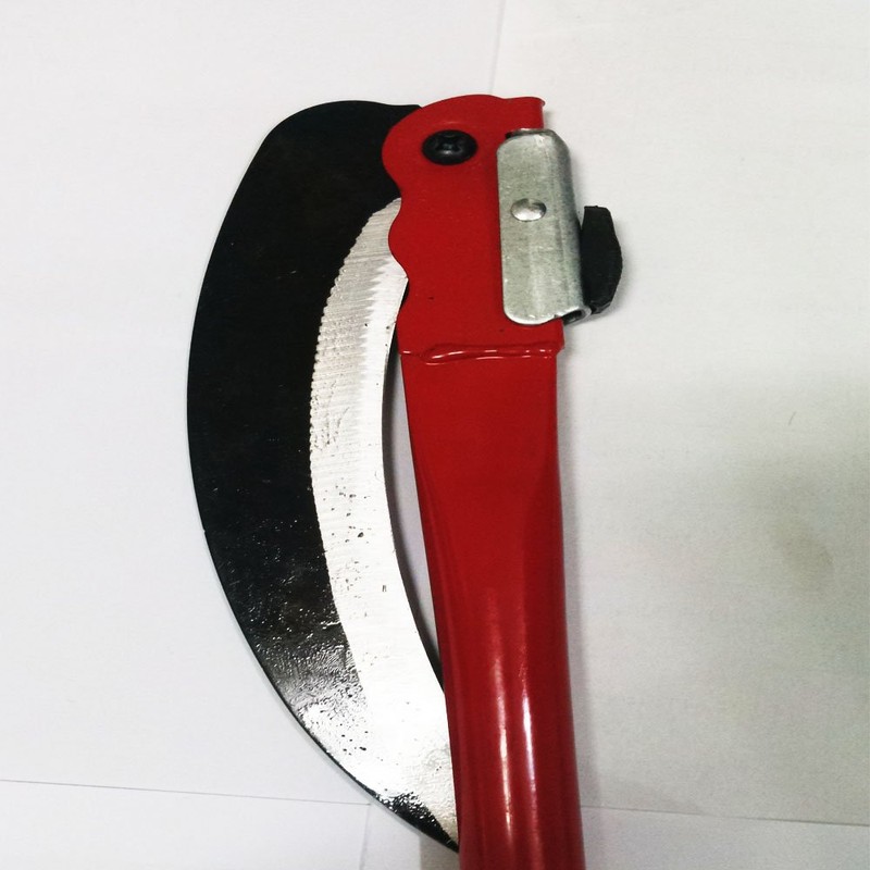 Folding Steel Hand Sickle Gardening Farming Weed Remover Scythe Blade