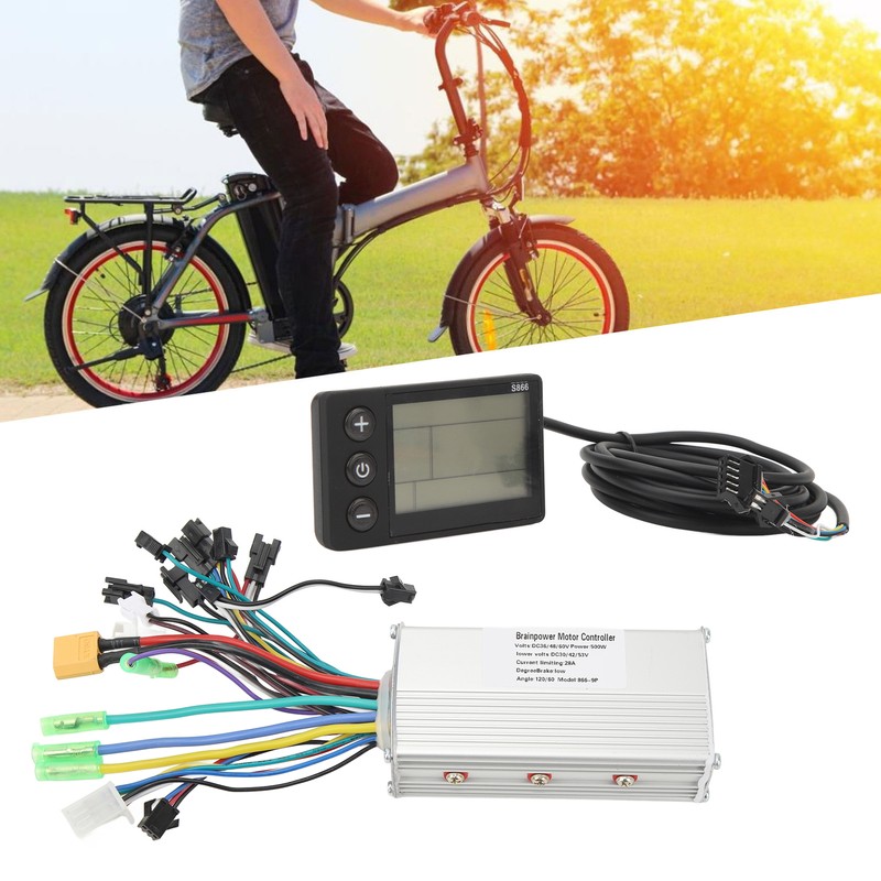 Electric Bike Controller Set 36V 48V 60V 500W 28A Brushless