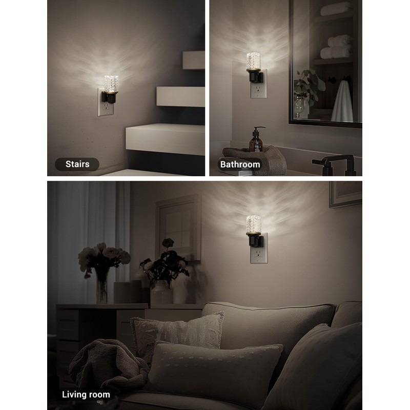 JandCase LED Night Light, Dimmable Night Lights Plug into Wall,