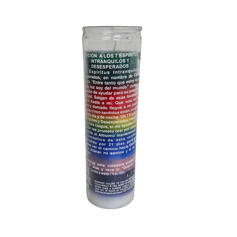 Generic 7 Intranquil Spirits Ritual Glass Candle
