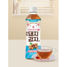 Guangdong Pork Potato Tea 500ml 24 packs / 광동 돼지감자차 500ml 24입
