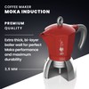 Bialetti New Moka Induction Coffee Maker Moka Pot, 4 Cups,