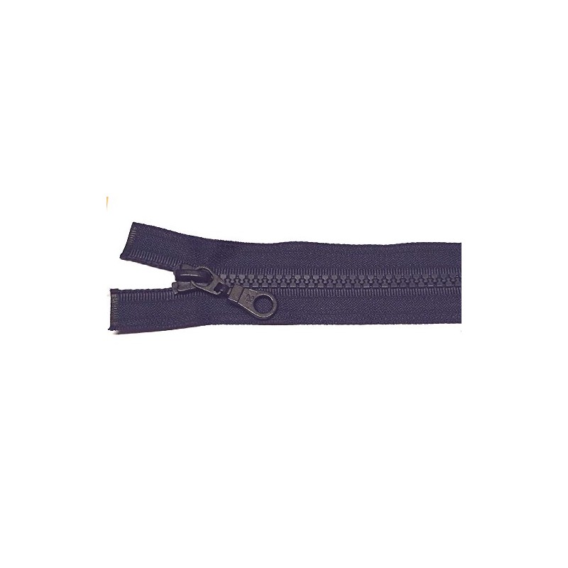 Plastic Zip Separable for Jackets 60 cm Navy Dark Blue