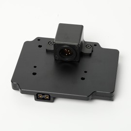 DRRI V-Mount Battery Adapter Plate with 4Pin XLR and Dtap Power Output for Steadicam Sony A7SII Canon C300 mkIII Ursa Mini, Monitor, on-Board Light and Transmission Devices