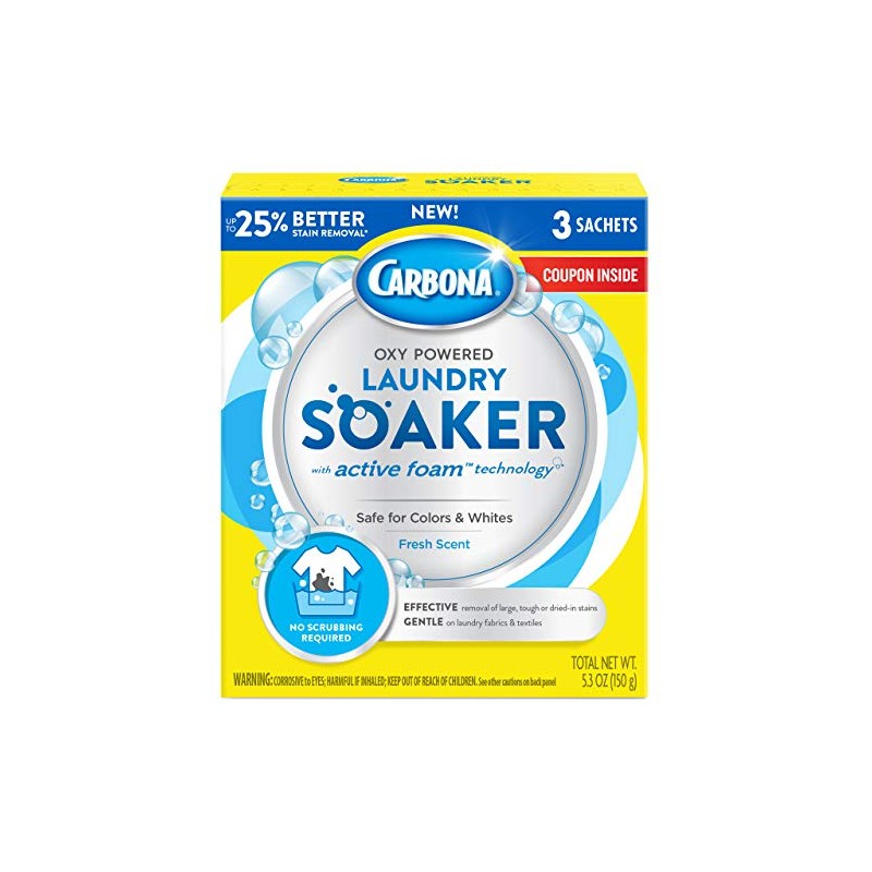 Carbona® Oxy Powered Laundry Soaker with Active Foam Technology |