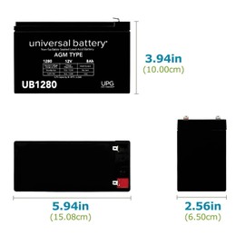 12V 8Ah Geek Squad (Best Buy) GS-700U UPS Battery