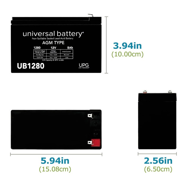 12V 8Ah Geek Squad (Best Buy) GS-700U UPS Battery