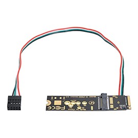 Cablecc Wireless NGFF A/E Key to WiFi Card M.2 NGFF Key-to-M NVME SSD Adapter AX200 WiFi 6 Bluetooth 5.1