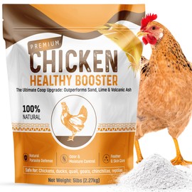 Spanielbuns Chicken Dust Bath Mix 5 lbs – Natural Poultry Dust for Feather & Skin Care | Diatomaceous Earth Blend | Coop Cleaner & Odor Control | Safe for Chickens, Ducks, Chinchillas