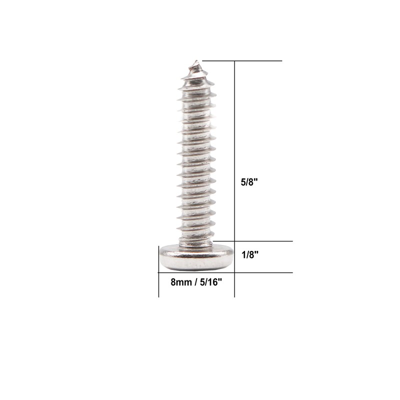 binifiMux 30pcs #8-5/8" Torx Security Sheet Metal Scews Tamper Proof