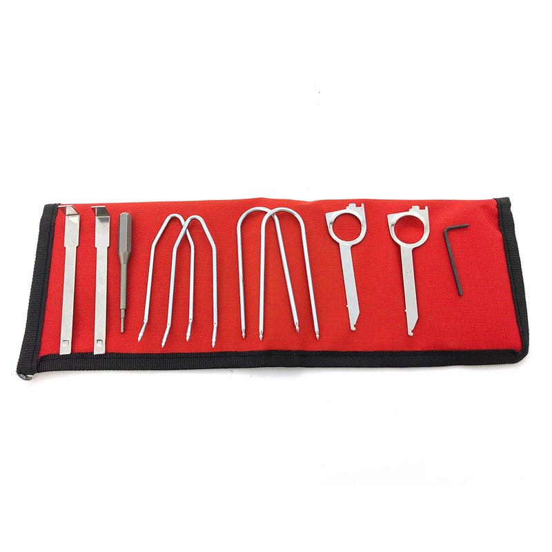 Radio Removal Tool key and Removal Pry Tool Kit Universal