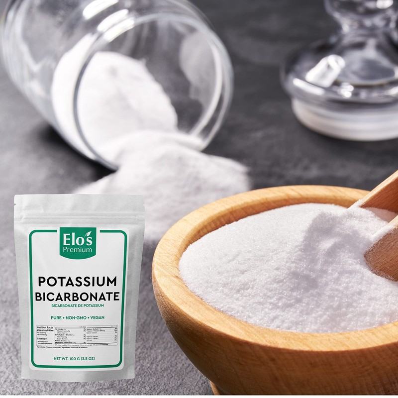 Potassium Bicarbonate (100g) | Packed in Canada| Leavening Agent; Acid