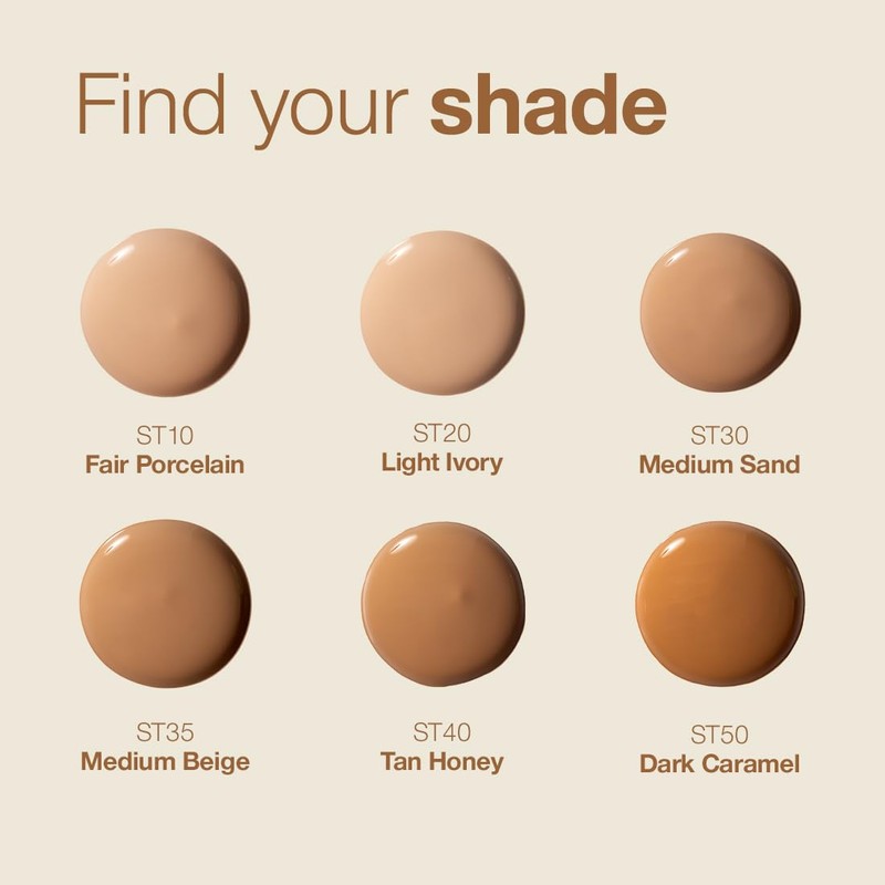 Palladio Skin Tint Foundation con Ácido Hialurónico, Niacinamida y Aloe,
