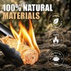 FANEAMADE Natural Fire Starter Sticks 20 Pack, Quick Ignition Fire