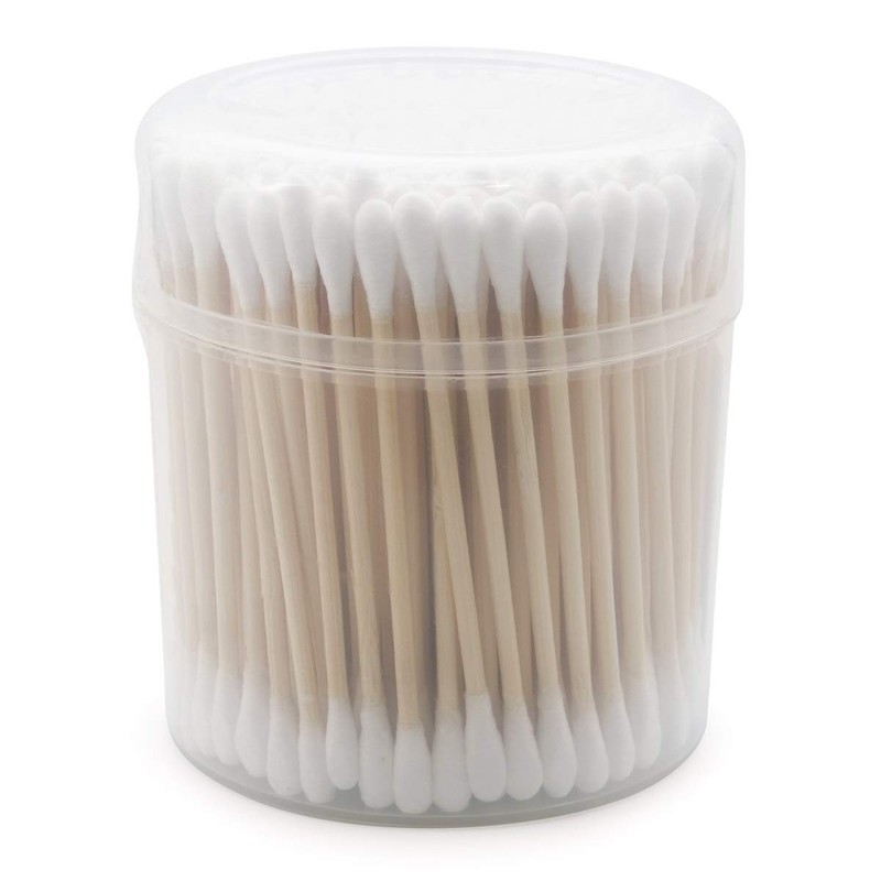 Wooden Cotton Swabs Dual Tip (600 Count Per Pack) -