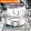 Delarlo Tri-Ply Stainless Steel 11 inch Everyday Pan with Lid,