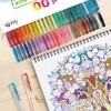 Lineon Gel Ballpoint Pens, Color Ballpoint Pens, 100 Pack, Gel