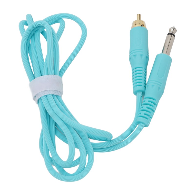 2m Length Tattoo Clip Cord RCA Interface Strong Conductivity Silicone