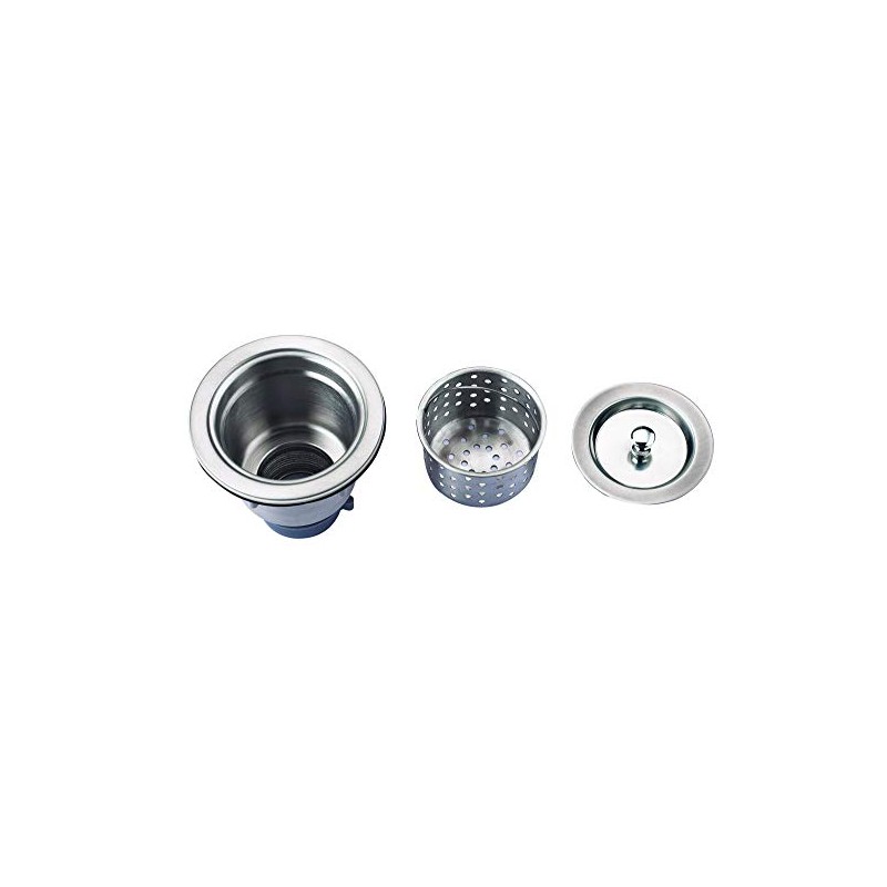 Miseno MNOSTR61 Universal Kitchen Sink Drain with Removable Colander Strainer