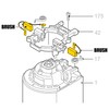 Carbon Brushes 1617014135 for Bosch Hammer GBH 7 DE/GBH 7-45