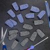 EORTA 40 Pieces Cut Resistant Finger Cots, Reusable Finger Protectors,