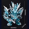 kececo Dragon Mecha Transforming,Mechanical Robot Dragon-Shaped Model Building Block Toy