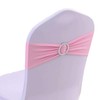50PCS SheYang Stretch Chair Sashes Bows Elastic Chair Bands with