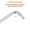sourcing map T20 Tamper Proof Torx Star Key Bit Wrench