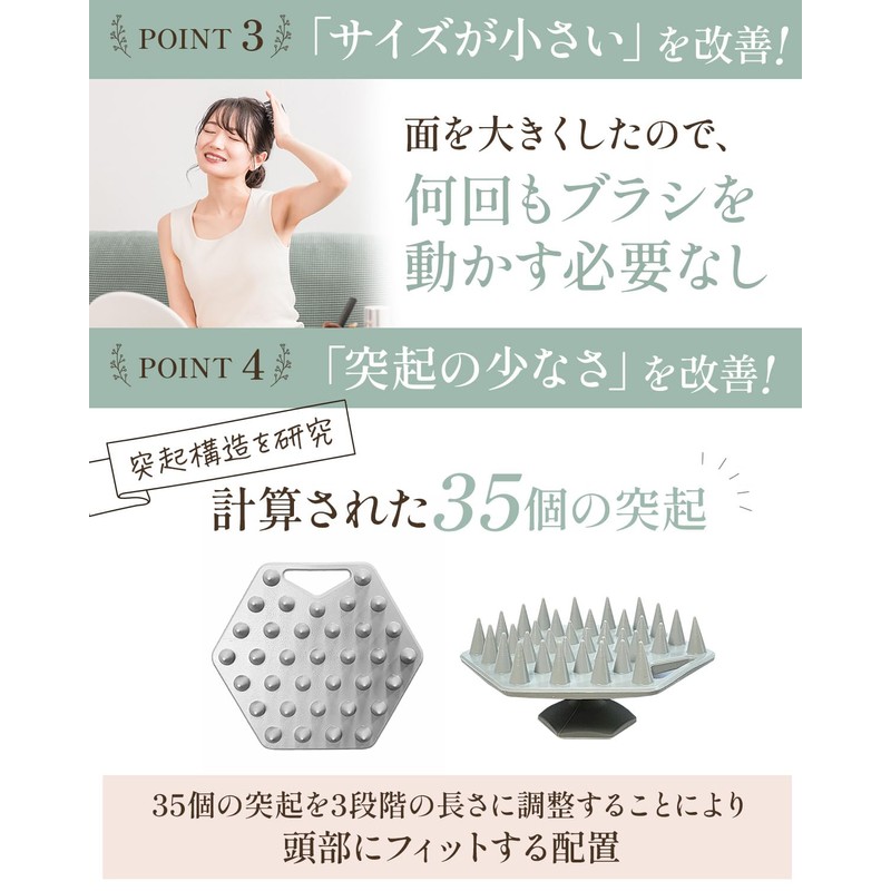 ESPOSIA Scalp Brush, Shampoo Brush, 1 Piece Scalp Massage, Head