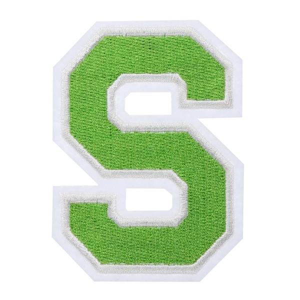 sourcing map Iron on Letter Patches, 3 Inch Letter S,