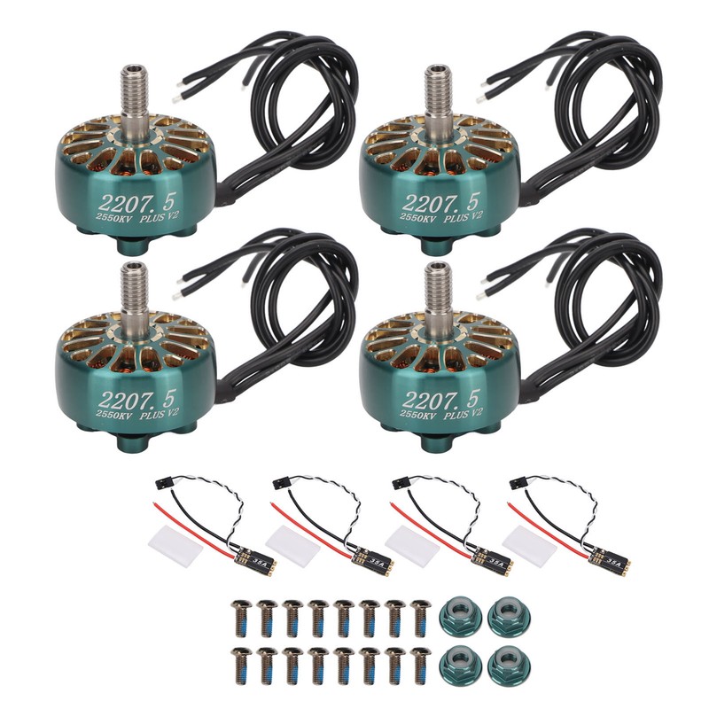 4 Sets Brushless Motor Kit 5mm Shaft Electric Motor with