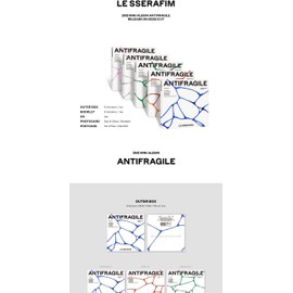 LE SSERAFIM ANTIFRAGILE 2nd Mini Album COMPACT Version CD+Booklet+Photocard+Postcard+Tracking (5 Version SET)