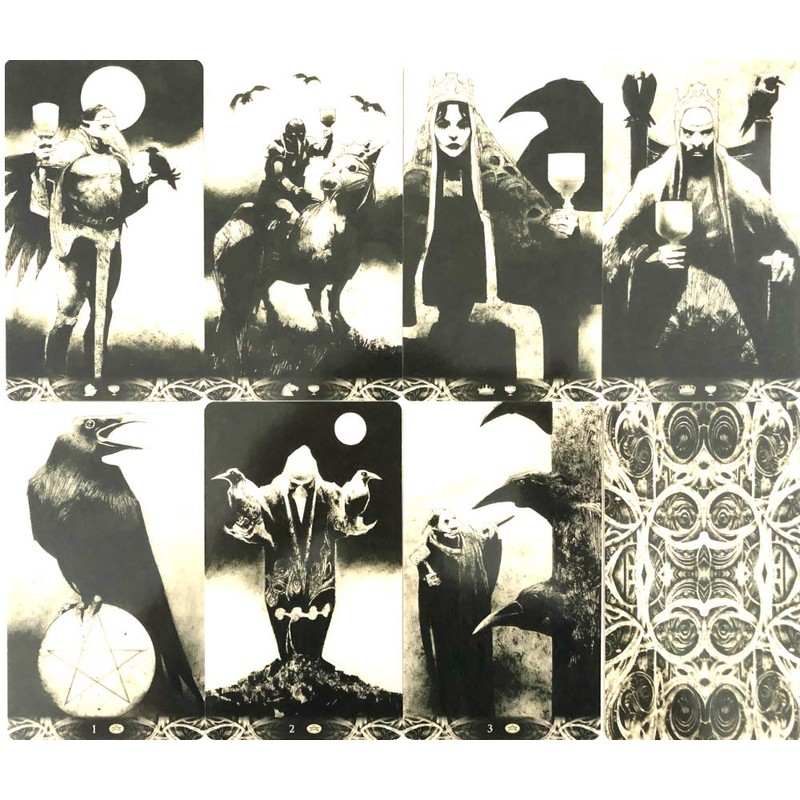 78 Tarot Cards, Tarot Divination, Murder of Crows Tarot, Japanese