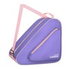 Skate Bag for Ice & Roller Skates with Side Pockets & Adjustable Strap Unisex,Purple