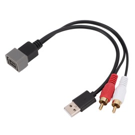 Car Radio Adapter Cable MP3 Input Audio Conversion Auxiliary Cord Replacement for Nissan