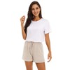 FANGJIN Womens Summer Cotton Shorts Lounge Pants Ladies Comfy Shorts