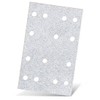 MENZER White Klett-Schleifblätter, 133 x 80 mm, 14-Loch, f. Schwingschleifer,