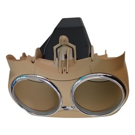 Bomunik Cup Holder Bracket Dual Cup for Benz CLS500 2006-2011, CLS55 AMG 2006, CLS550/CLS63 AMG 2007-2011-W219 Series Replacement Number# 2196800414,21968004148K67 (Beige)